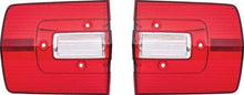 1968 Plymouth GTX / Road Runner Tail Lamp Lenses; with Gaskets; Pair