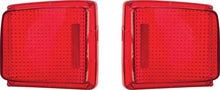 1969 Plymouth GTX / Sport Satellite Tail Lamp Lenses; with Gaskets; Pair