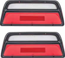 1972 Road Runner / GTX Tail Lamp Lenses; with Gaskets; Pair