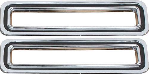 1963 Dodge 330 / 440 Tail Lamp Bezels; Pair