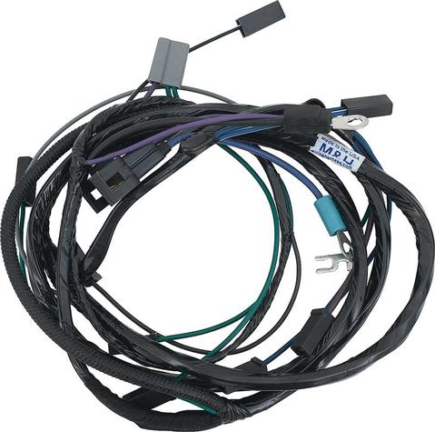 1968-69 Dodge, Plymouth B-Body; Engine Wiring Harness; with 440 Six-Pack; Stock Style Breaker Point Ignition