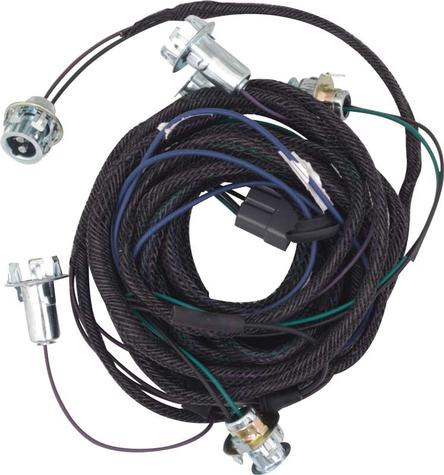 1968 Dodge, Plymouth B-Body; Rear Body Light Wiring Harness; Coupe