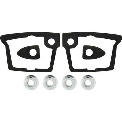 1966-67 Dodge Plymouth B Body; Front Outer Door Handle Set; with Chrome Buttons