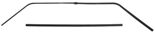 MB2806 - 1968-70 Dodge Charger (Except Daytona or 500); Interior Rear Window Trim; 4 Piece Set