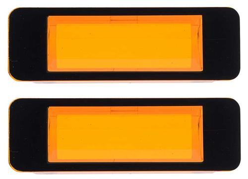 1968-69 Charger Hood Mounted Turn Signal Lens ; Pair
