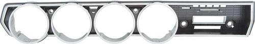 1966-67 Charger Dash Gauge Bezel; with AC