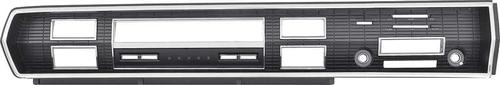 1966-67 Coronet Dash Gauge Bezel ; without AC