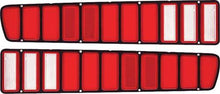 1973-74 Dodge Charger; Tail Lamp Lenses; Without Silver Accent; Pair