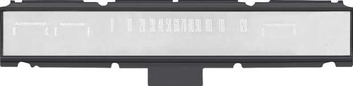 1968-70 Mopar B-Body Dash Gauge Lens ; 120 MPH ; with Standard Gauge Cluster