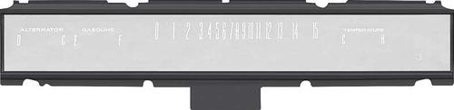 1968-70 Mopar B-Body Dash Gauge Lens ; 0-15 (150 MPH) ; with Standard Gauge Cluster