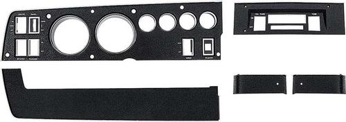 1969 Mopar B-Body Rallye Dash Bezel Set ; 5 Piece Set ; with AM/FM ; w/o AC