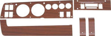1969 Mopar B-Body Rallye Woodgrain Dash Bezel Set ; 5 Piece Set ; with AM/FM ; w/o AC