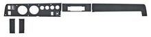 1970 Mopar B-Body Black Rallye Dash Bezel Set w/o AC; with AM / 8 Track;  5 Piece Set