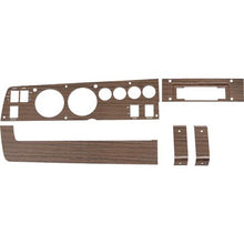 1970 Mopar B-Body Woodgrain Rallye Dash Bezel Set; w/o AC;  AM / 8 Track;  5 Piece Set