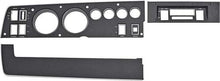 1969 Rallye Dash Bezel Set ; Black; with AC, AM/FM; 3 Piece set