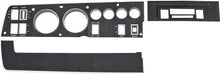 1968 Mopar B-Body Rallye Dash Bezel Set; with AC; with AM / FM; 3 Piece Set