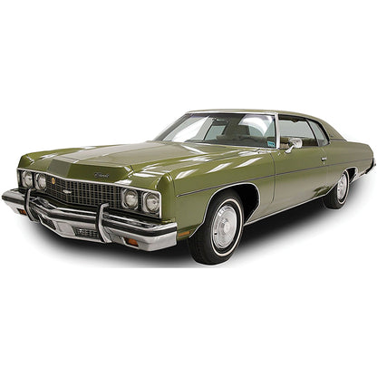 MCA00005 - 1973 Impala; Caprice; Body Side Molding Set; 2-Door Hardtop or Convertible; Bright Finished Aluminum; 6 Piece