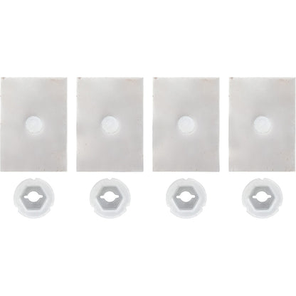 MCA00017 - 1975-76 Impala; Caprice; Front Fender Side Molding Clip Kit; 4 Piece Kit