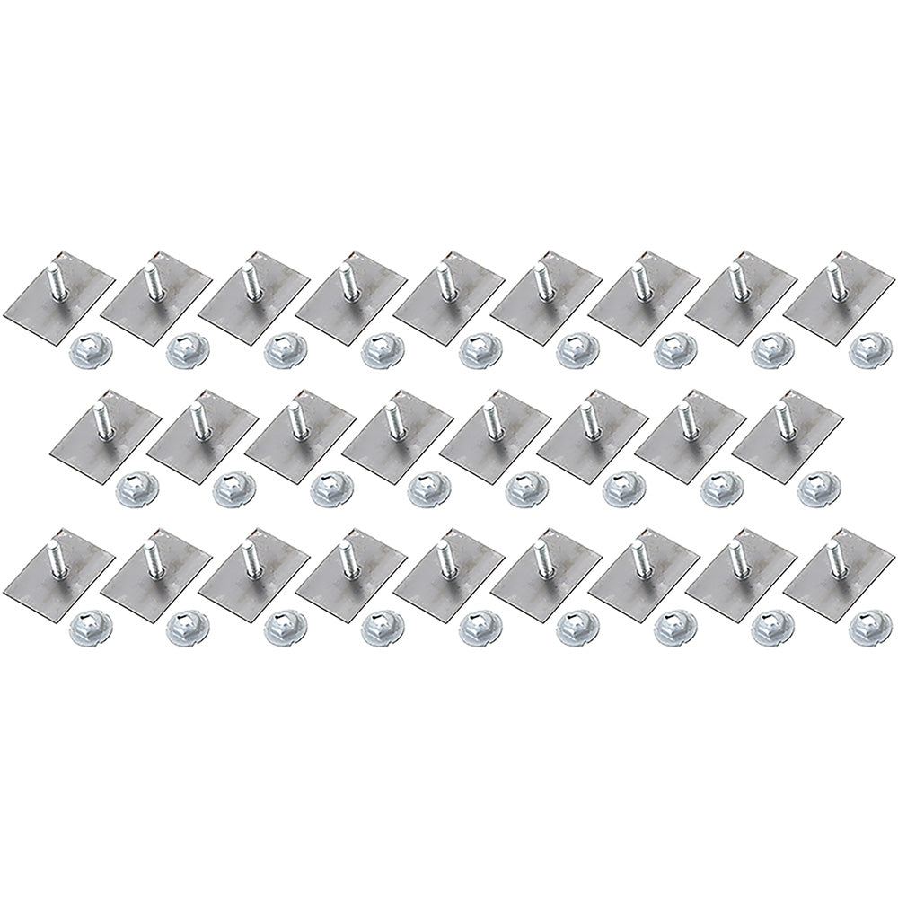 MCA00018 - 1975-76 Impala; Caprice; Heavy Duty Body Side Molding Clip Kit; 2-Door Hardtop or Convertible; 26 Piece Kit