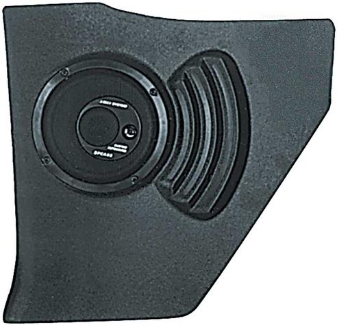 1961-62 Impala/Full-Size - Kick Panels With 6-1/2" Speakers (80W) - With Vent