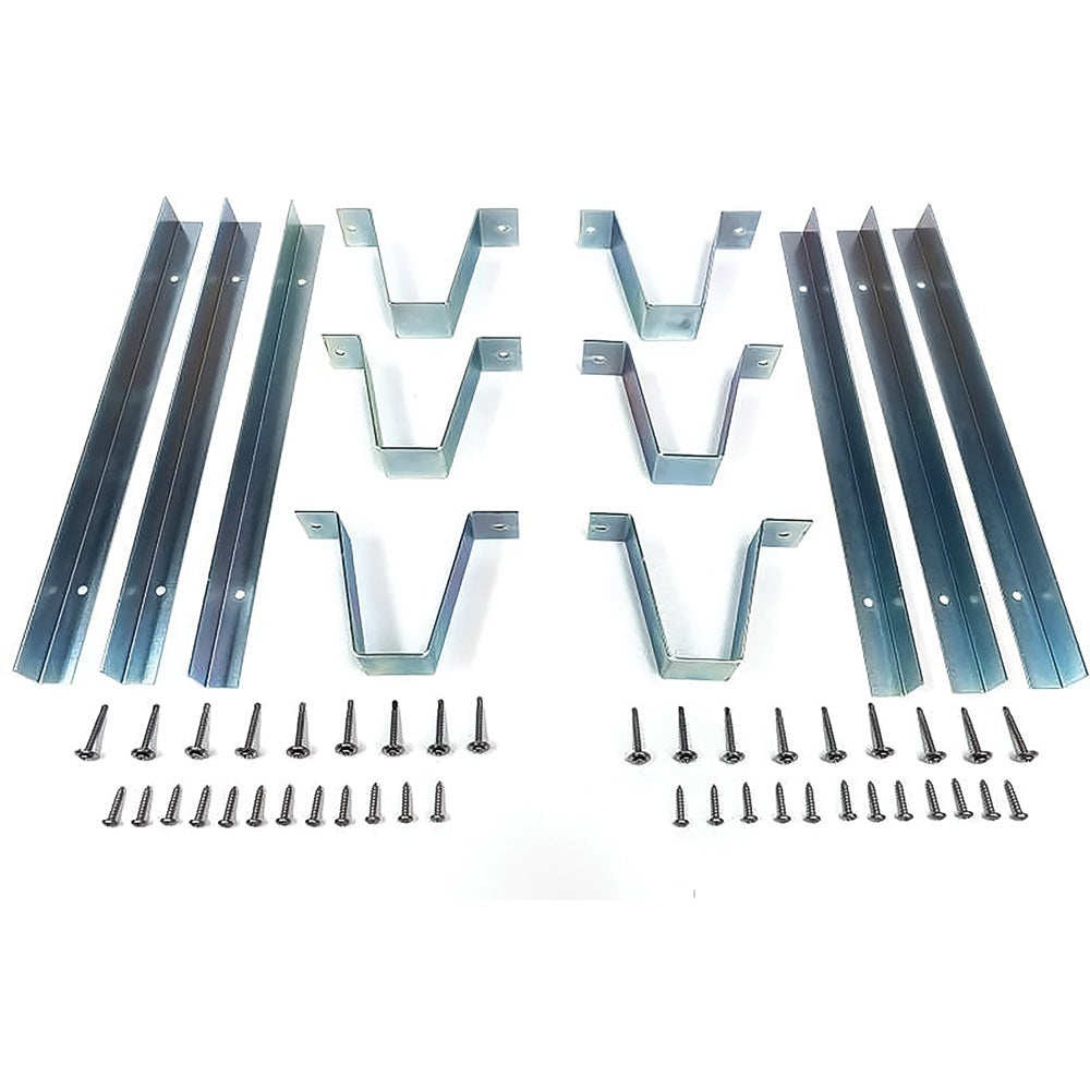 MCK5037 - 1969-72 Chevrolet Blazer, GMC Jimmy; Rear Quarter Trim Mounting Bracket Set; w/Hardware