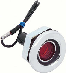 1968 Dodge Dart, Charger; Rear Side Marker Lamp; Curved Style; Red Lens; Each