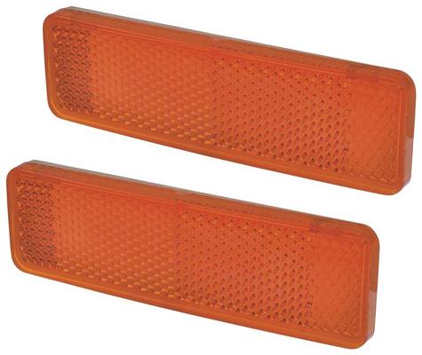 1969 Dodge, Plymouth A & B-Body; Front Fender Side Marker Lens; Pair