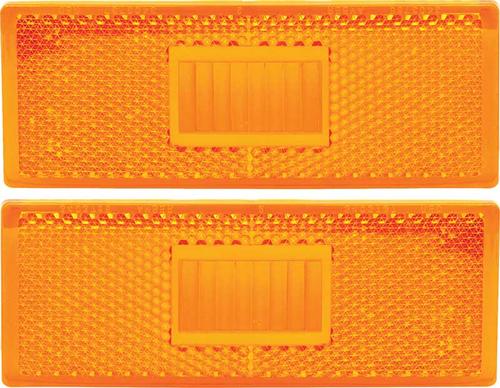 1970-71 Duster, GTX, Road Runner; Front Side Marker Lenses; Amber; Pair