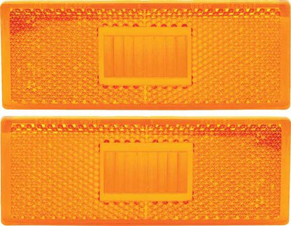 1970-71 Duster, GTX, Road Runner; Front Side Marker Lenses; Amber; Pair