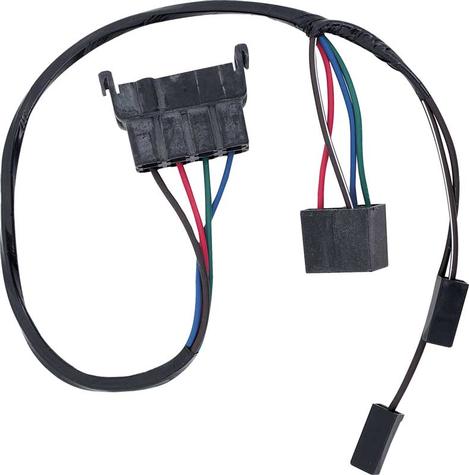 1968-69 Dodge, Plymouth A, B-Body; Windshield Wiper Motor Wire Harness; 2 Speed Wipers
