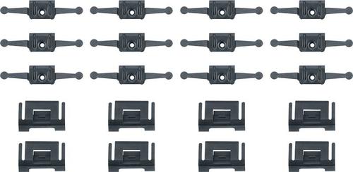 ME12228 - 1970-71 Challenger, Barracuda, Cuda; Convertible Boot Well Molding Hardware Set