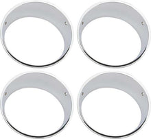 1972-74 Dodge Challenger Headlamp Bezel Set ; Chrome ; Set of 4