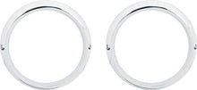 1970-71 Barracuda / Cuda Road Lamp Bezel Set; Pair