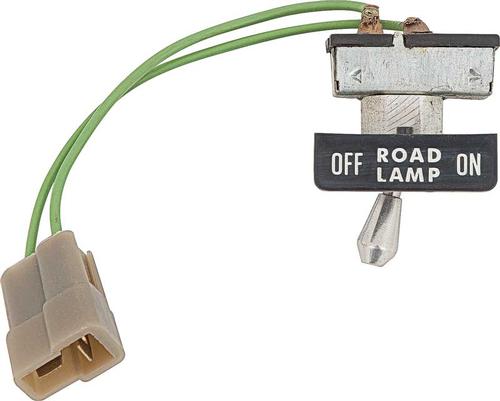 1970 Plymouth Barracuda / Cuda Road Lamp Switch with Bezel