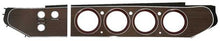 1970-71 Barracuda, Cuda, Challanger; Woodgrain Rallye Gauge Bezel Set; 3-Switch; Hardtop