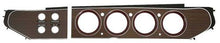 1970-71 Barracuda, Cuda, Challenger; Woodgrain Rallye Gauge/Switch Bezel Set, Convertible, 4 Switch