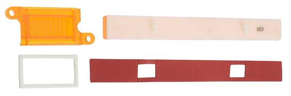 1970-71 Barracuda , Cuda; Front Side Marker Lens Set; with Gaskets