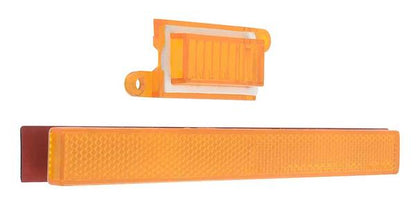 1970-71 Barracuda , Cuda; Front Side Marker Lens Set; with Gaskets
