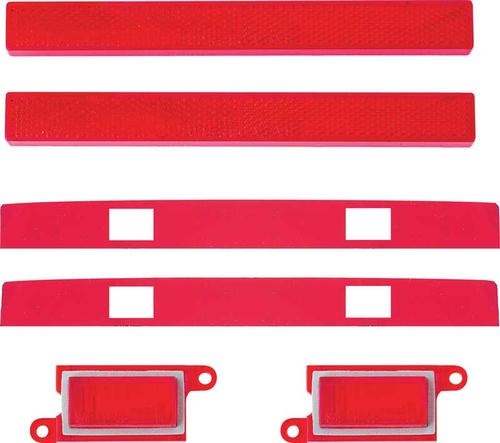 1970-71 Barracuda / Cuda Rear Side Marker Lens Set with Gaskets
