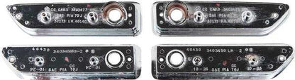 1970-71 Challenger; Side Marker Bezel Set ; Front and Rear; 4 Piece Set