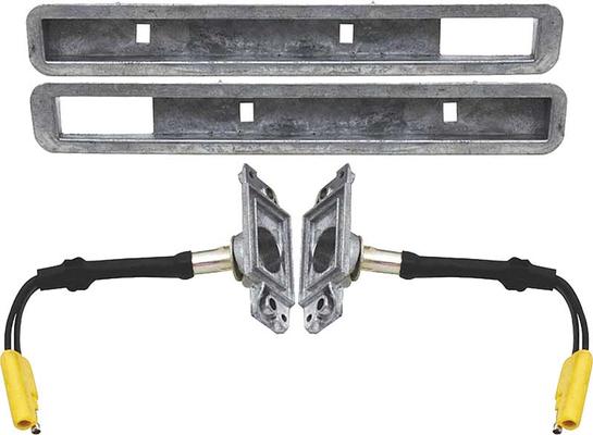 1970-71 Barracuda / Cuda Front Side Marker Bezel Set