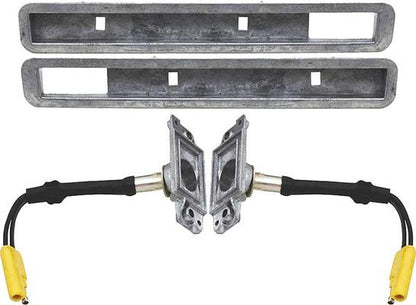 1970-71 Barracuda / Cuda Front Side Marker Bezel Set