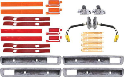 1970-71 Barracuda, Cuda; Side Marker Lamp Set ; Front and Rear ; Complete
