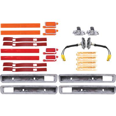 1970-71 Barracuda, Cuda; Side Marker Lamp Set ; Front and Rear ; Complete