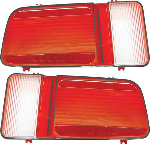 1971 Plymouth Barracuda, Cuda; Tail Lamp Lenses; RH & LH; Pair