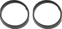 1971 Barracuda / Cuda Headlamp Bezel Set; Black; Set of 4