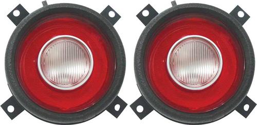 1972-74 Barracuda; Back-Up Lamp Lens; Pair