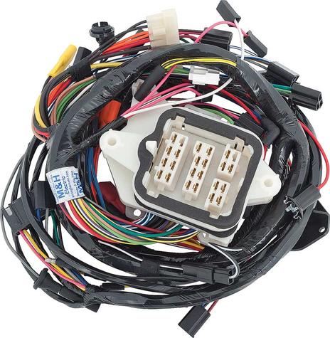 1972 Challenger, Barracuda, Cuda; Complete Under Dash Wire Harness; with Rallye Gauges