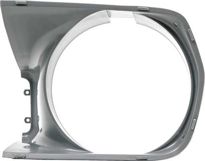 1970 Plymouth Barracuda, Cuda; Headlamp Bezel; Gray; LH Driver Side