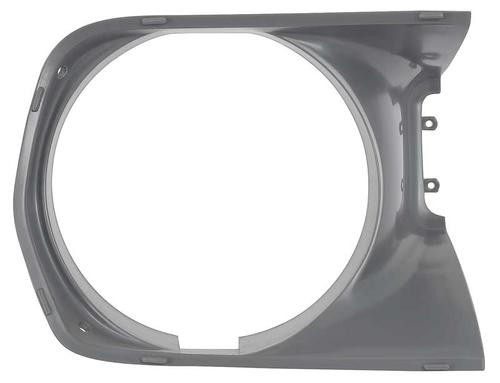 1970 Plymouth Barracuda, Cuda; Headlamp Bezel; Gray; LH Driver Side
